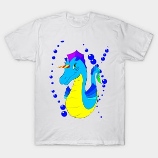 Sea horse unicorn. Mermaids love them :) T-Shirt